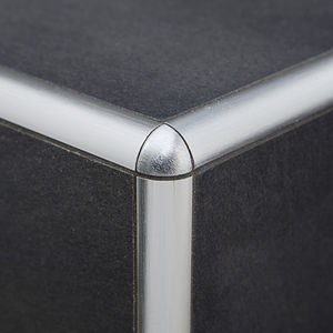 outside corner edge trim / brass / aluminum / for tiles