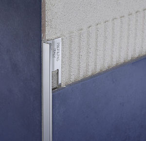 outside corner edge trim / brass / aluminum / for tiles