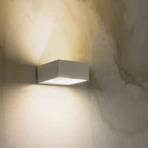 contemporary wall light / aluminum / steel / LED