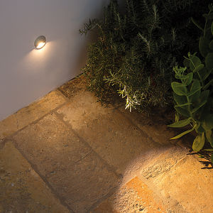 recessed wall spotlight / indoor / outdoor / LED