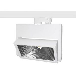 LED track light / square / cast aluminum / commercial