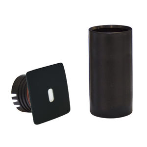 recessed wall light fixture / LED / square / outdoor