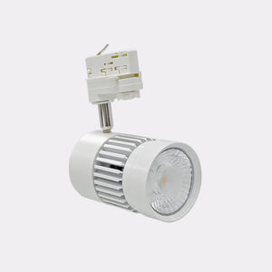 LED track light / round / metal / for shops