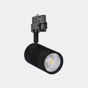 LED track light / round / metal / for shops