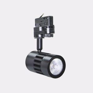 LED track lights / round / metal / for shops