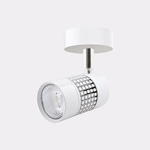 LED track lights / round / metal / for shops