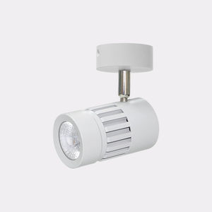 LED track lights / round / metal / for shops