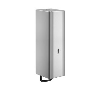 commercial soap dispenser / wall-mounted / aluminum / manual