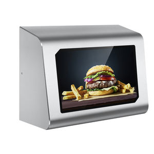 automatic hand dryer / wall-mounted / aluminum / high-speed