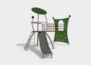plastic play structure / wooden / metal / for playgrounds