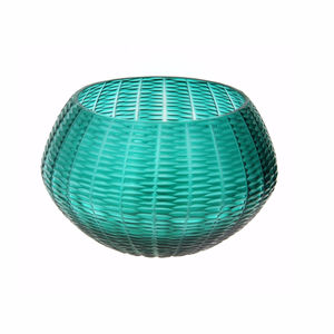 contemporary vase / glass