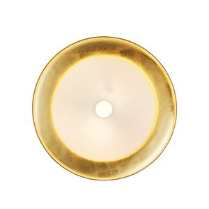 contemporary wall light / copper / Japanese paper / incandescent