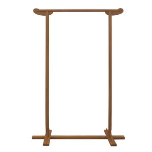 contemporary clothes rack / teak