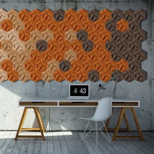 natural cork wallcovering / home / 3D / tile
