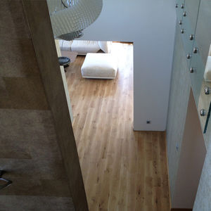 solid parquet flooring / nailed / oak / oiled