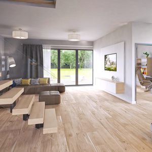 engineered parquet flooring / glued / floating / ash