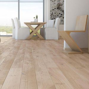 engineered parquet floor / glued / oak / oiled