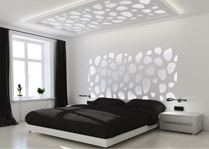 decorative panel / MDF / composite / stainless steel