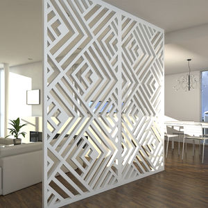 wood decorative panel / MDF / composite / stainless steel