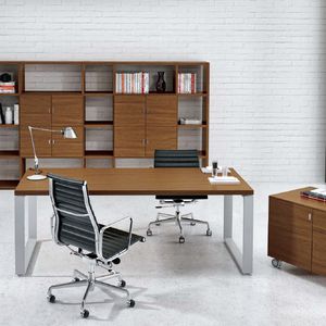 commercial desk and storage set