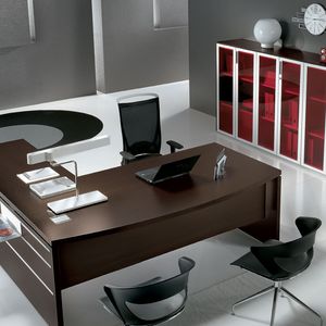 commercial desk and storage set