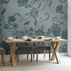 contemporary wallpaper / fabric / vinyl / floral