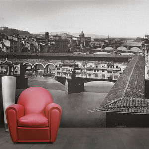 contemporary wallpaper / fabric / vinyl / urban motif