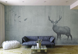contemporary wallpaper / fabric / vinyl / nature pattern