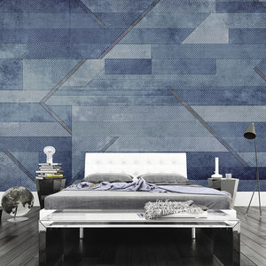 contemporary wallpaper / fabric / vinyl / geometric