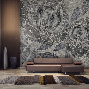 contemporary wallpaper / fabric / vinyl / floral
