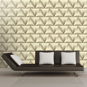 contemporary wallpaper / fabric / vinyl / geometric pattern