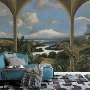 traditional wallpaper / fabric / vinyl / nature pattern