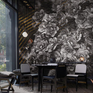 contemporary wallpaper / fabric / vinyl / floral
