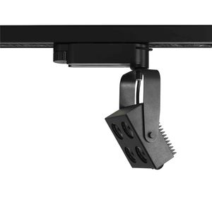 LED track light / square / steel / for shops