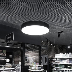 hanging light fixture / LED / fluorescent / round