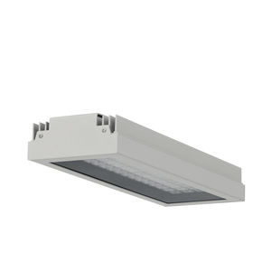 hanging light fixture / LED / linear / steel