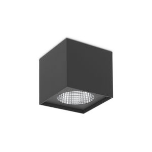 surface-mounted light fixture / LED / square / for clean rooms