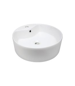 countertop washbasin / round / ceramic / contemporary