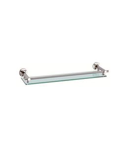 wall-mounted shelf / contemporary / stainless steel / bathroom