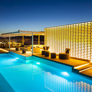 ceramic screen wall / outdoor / indoor