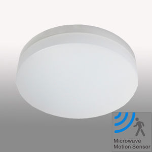 surface-mounted light fixture / LED / round / semicircular