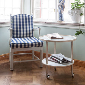 contemporary side table / oak / MDF / ash