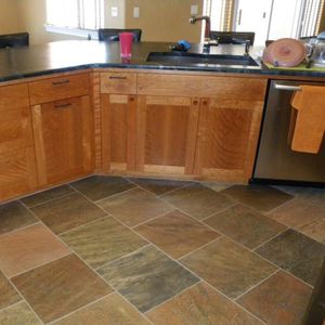 indoor tile / floor / slate / polished
