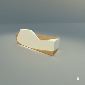 modular reception desk / illuminated / laminate / Solid Surface