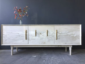 traditional sideboard / maple / brass / custom