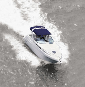 solar protection fabric / plain / polyester / for boats