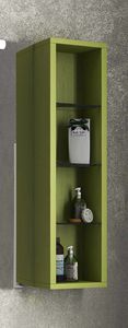 bathroom column cabinet / contemporary