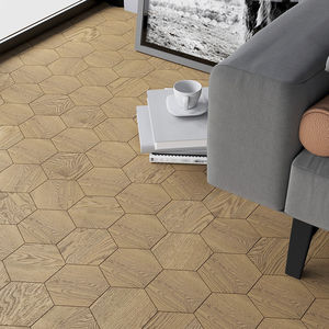 engineered parquet floor / glued / oak / ash