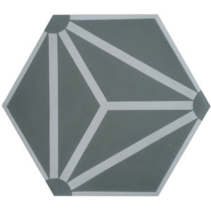 indoor encaustic cement tile / floor / wall / geometric pattern