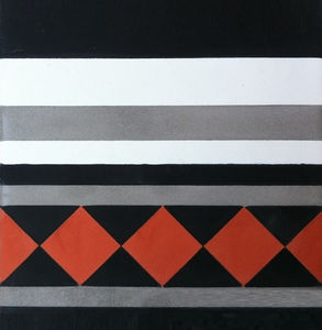 cement border tile / wall-mounted / for floors